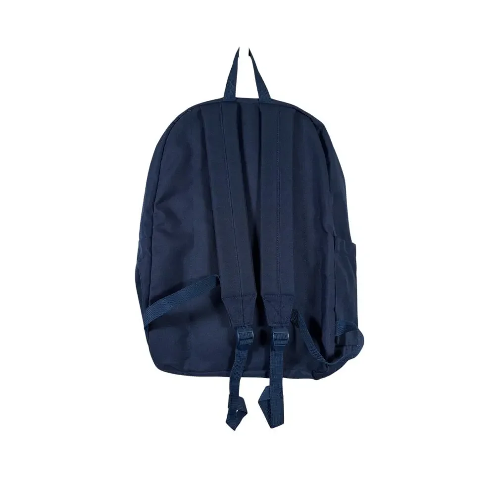 Dutch Bros Backpack Unisex Navy Blue New Logo Design Embroidered Zip Front